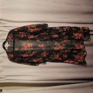 Dizzy Gal Floral Kimono Duster